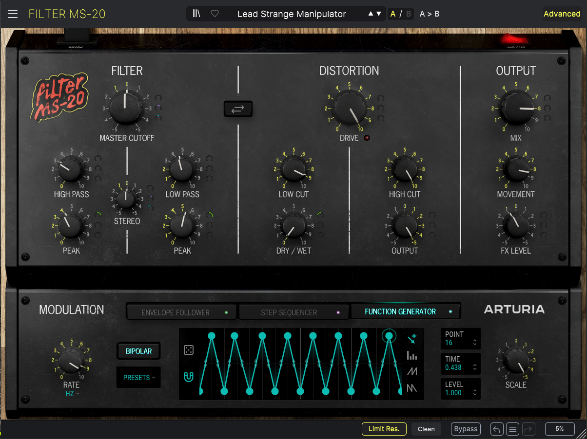 Arturia Filter MS-20